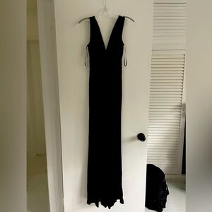 BCBG Maxazria Missie Black Gown XXS